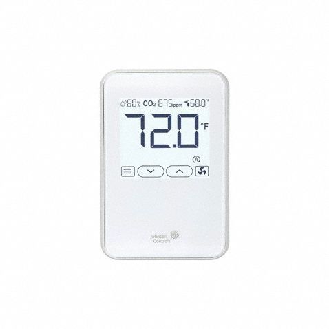 JOHNSON CONTROLS NSB8BTN2400 Network Sensor White Logo