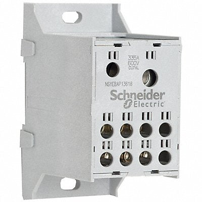 SQUARE D NSYEBAD13618 Power Distribution Block Al/Cu 600V AC/DC