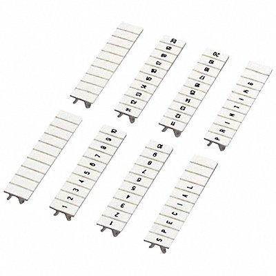 SQUARE D NSYTRAB540 Clip In Marking Strip Nylon 10 White