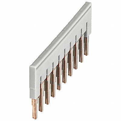 SQUARE D NSYTRAL410GR Plug In Bridge Jumper Copper Plastic Gry
