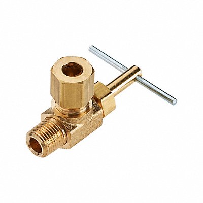 PARKER NV104C64 Needle Valve Angled 3/8 in Compression