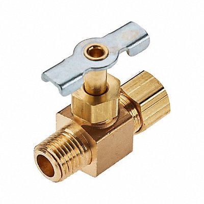 PARKER NV106C42 Needle Valve 1/4 in Compressn-Male Pipe