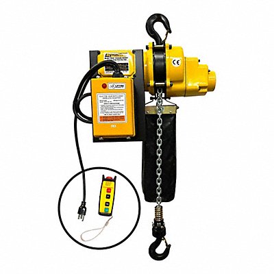 OZ LIFTING PRODUCTS OZ1000ECW20 Electric Chain Hoist