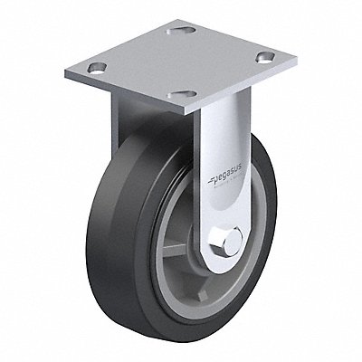 GRAINGER P21RUP080R14 Plate Caster Rigid Polyurethane 9 1/2 H