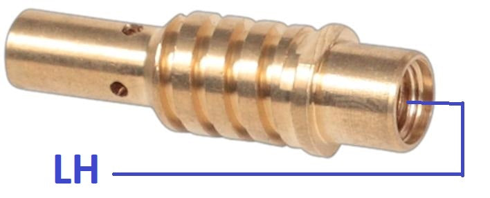 Weldclass P3-B15TH MIG Tip Holder BZL #15 M6 LH (Std) Pk2