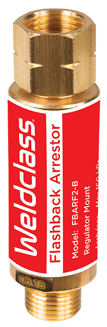 Weldclass P4-FBARF2 Flashback Arrestor For Regulator Acet/LPG