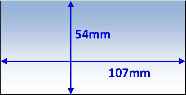 Weldclass P7-CL10754/5 Lens Clear Inner 107x54mm Suit PROMAX 300 Pk5