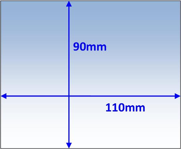 Weldclass P7-CL11090/10 Lens Clear 110x90x1.0mm Suit Various Pk10