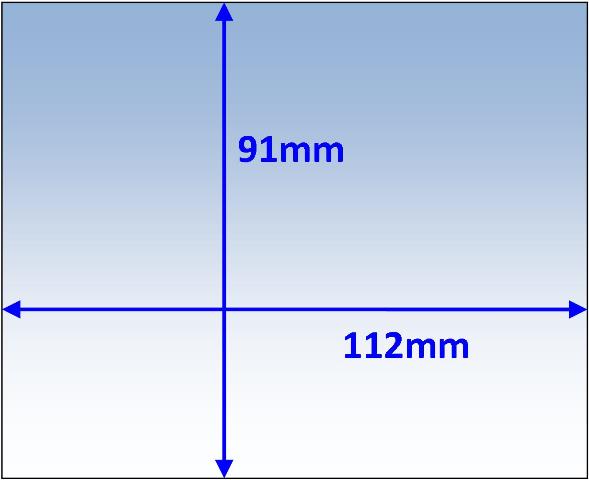 Weldclass P7-CL11291/10 Lens Clear Outer 112x91mm Suit Lincoln Pk10