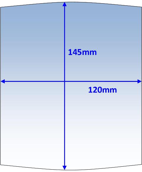 Weldclass P7-CLME/10 Lens Clear Outer 145x120mm Suit Miller Elite Pk10