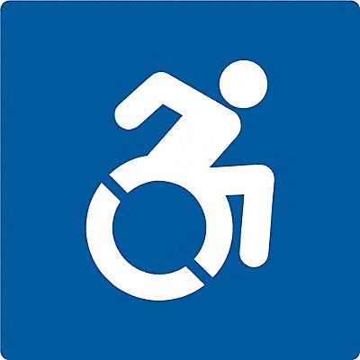 ACCUFORM PAD134BU Sign Braille ADA Accessible