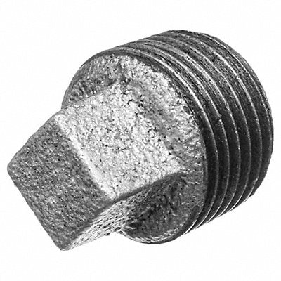 GRAINGER 793FR9 Pipe Fittings Plug 1-1/2 Iron