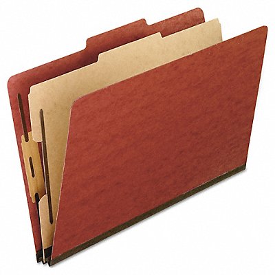 GRAINGER PFX2157R Legal File Folders Red PK10