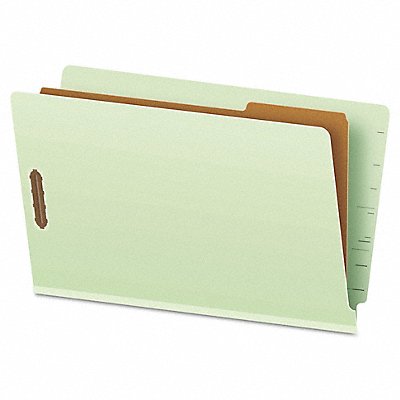 GRAINGER PFX23314 Legal File Folders Pale Green PK10
