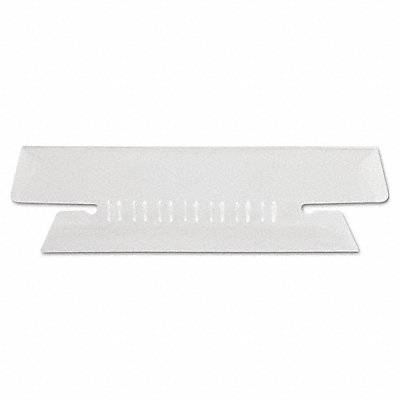 GRAINGER PFX4312 Hanging Folder Insert Plastic Clear PK25