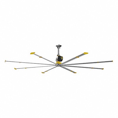 BIG ASS FANS FPFX42404S34S65 Ceiling Fan Anodised Aluminum 24 ft Dia.