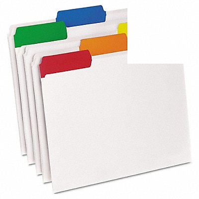 GRAINGER PFX55702 Letter File Folders Clear PK25