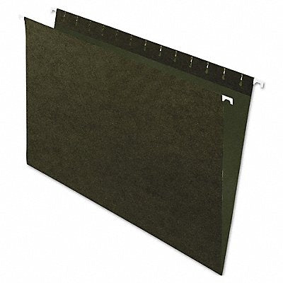GRAINGER PFX81620 Hanging File Folder Std Green PK25