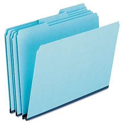 GRAINGER PFX9300T13 Legal File Folders Blue PK25