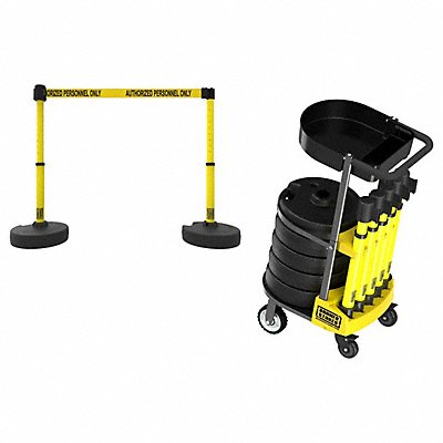 BANNER STAKES PL4075 Caution Do Not Enter Belt Head PK5
