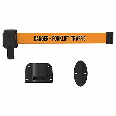 BANNER STAKES PL4120 Retrctble Belt Barrier 15ft Belt Orng