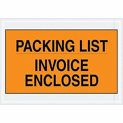 GRAINGER PL419 Packing List Envelopes 10 x 7