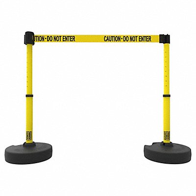 BANNER STAKES PL4292 PLUS Barrier Set X2 Blank Yellow Banner PK2