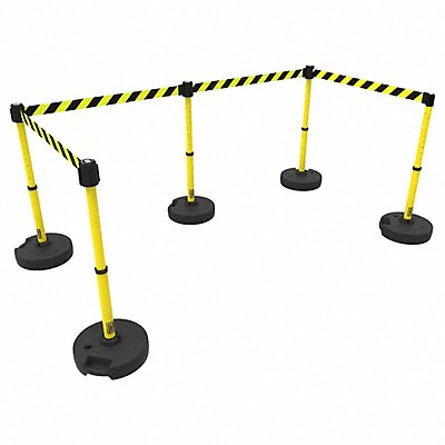BANNER STAKES PL4591 PLUS Barrier Set X5 Diagnl Strp PK5