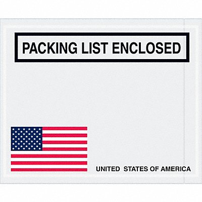 GRAINGER PL465 Packing List Envelopes 5.5 x 4 1/2