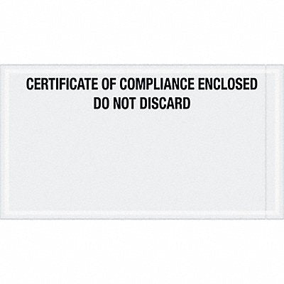 GRAINGER PL511 Packing List Envelopes 11 x 6