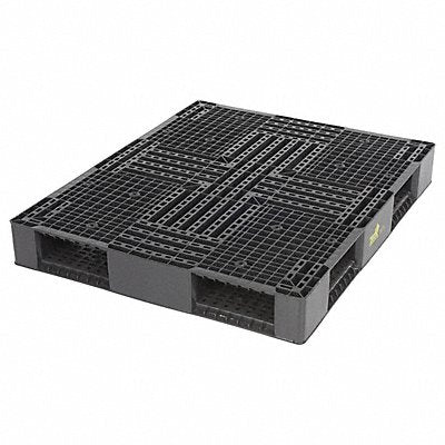 VESTIL PLPB4840 Black Plastic Pallet 8800 lb 48 x 40