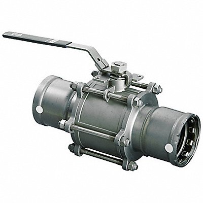 VIEGA MEGAPRESS 86655 Manual 2-Way Ball Valve Press 316 SS
