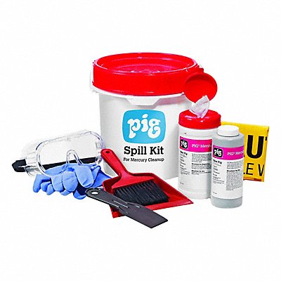 PIG KIT600 Mercury Spill Kit Chem/Hazmat