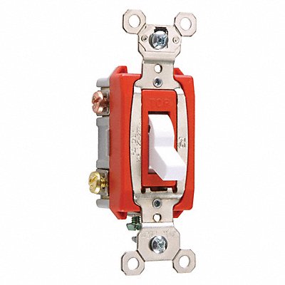 LEGRAND PS20AC3W Wall Switch White 20 A Back Side 3-Way