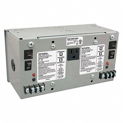 FUNCTIONAL DEVICES INC / RIB PSH100A100A Enclosed Dual 100VA 120VAC-24VAC