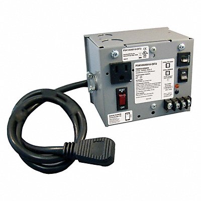 FUNCTIONAL DEVICES INC / RIB PSH100AB10EXT2 Class 2 Transformer 100VA Enclosed Wall