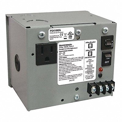FUNCTIONAL DEVICES INC / RIB PSH100A Enclosed Single 100VA 120VAC-24VAC
