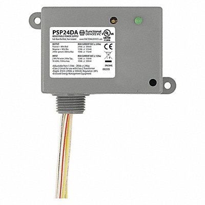 FUNCTIONAL DEVICES INC / RIB PSP24DA Enclosed Linear DC Power Supply