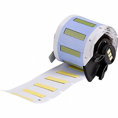 BRADY M61251342YL Sleeve 1 in W 15/64 in H Die-cut