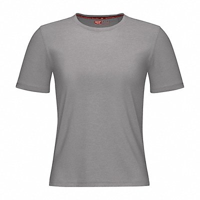 RED KAP TKW1GV Work Shirt Size M Sleeve Length 7 3/8 in Color Gray Features UPF 50 Protection