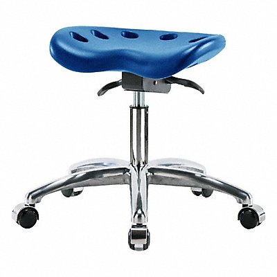 BLUE RIDGE ERGONOMICS PTDHSOCRCCBLU Tractor Stool 300 lb Cap. Blue
