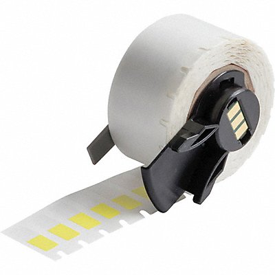 BRADY M610427YL Label 1/4 in W Clear Yellow