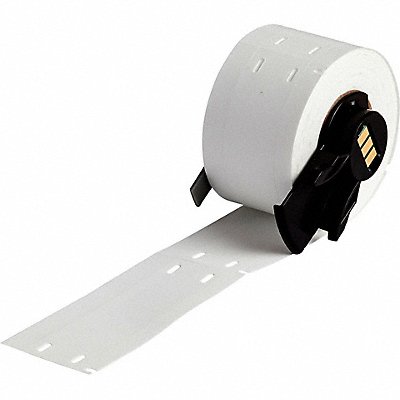 BRADY M612109 Tag 49/64 in W 3 in H White