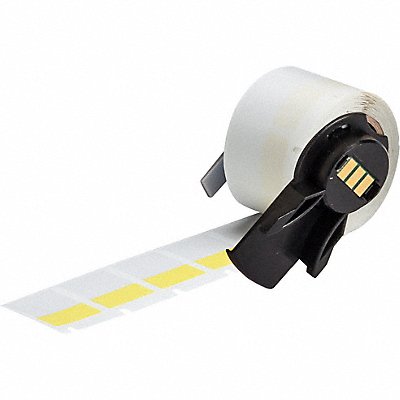 BRADY M618427YL Label 3/4 in W Clear Yellow