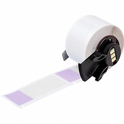 BRADY M621427PL Label 1 in W Clear Purple