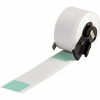 BRADY M623427GR Label 1 in W Clear Green