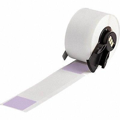 BRADY M623427PL Label 1 in W Clear Purple