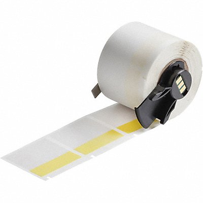 BRADY M632427YL Label 1 1/2 in W Clear Yellow