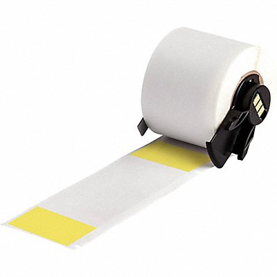 BRADY M633427YL Label 1 1/2 in W Clear Yellow