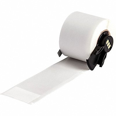 BRADY M633427 Label 1 1/2 in W Clear White